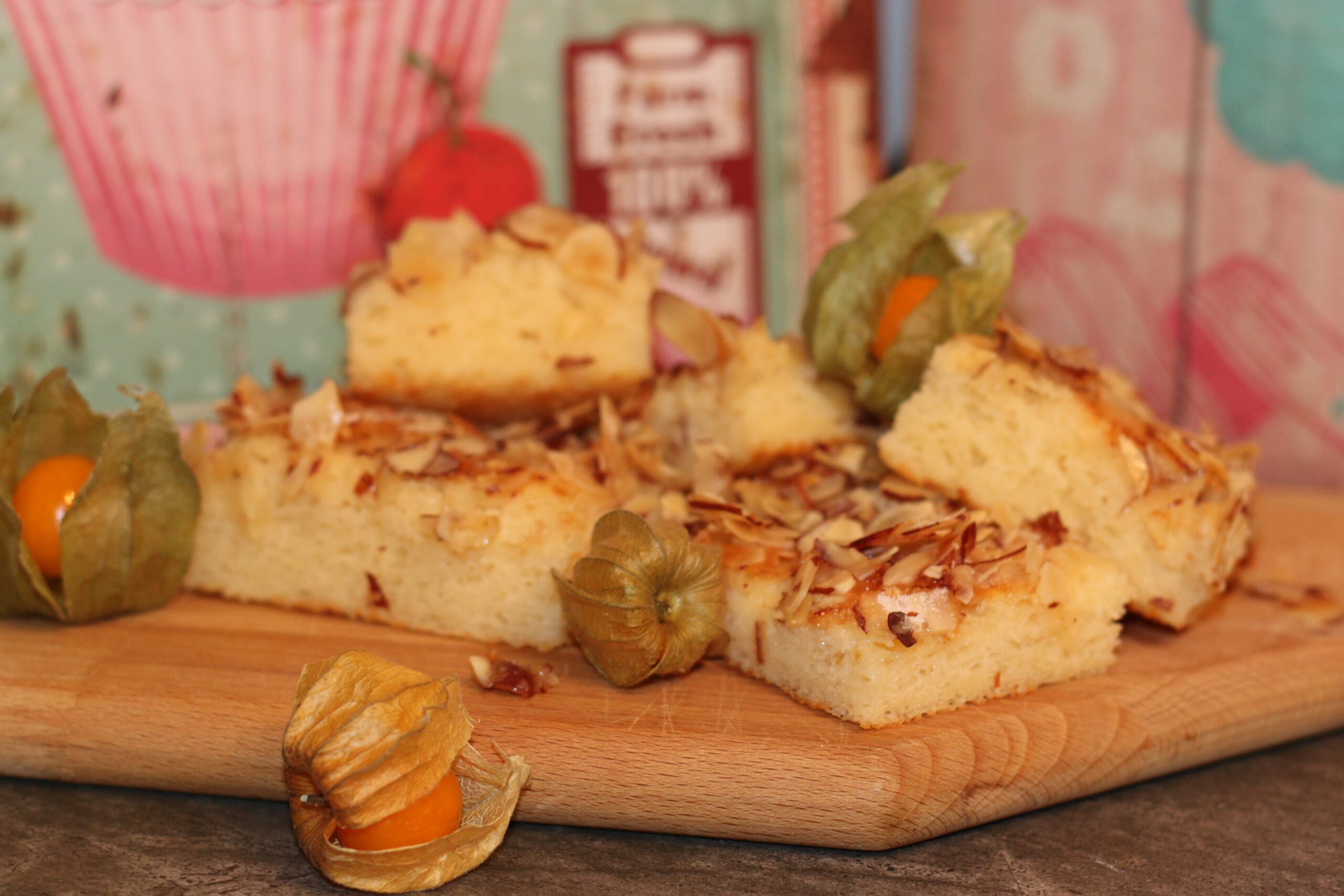 Butterkuchen mit Mandelsplittern